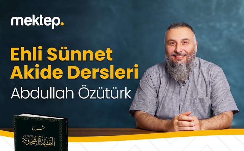Akide dersleri için bilgilendirici bir görsel