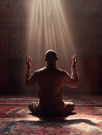 u5225836318 Muslim man praying at home with his hands up in t 4fc6c580 32ce 4376 81b4 7a324519b304 1