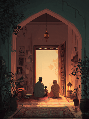 u5225836318 muslim family sitting in their house ar 34 v 696ac9a9 bc41 4638 b783 271c2ffcacb5 0